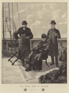 La visite royale en Irlande, avril 1885